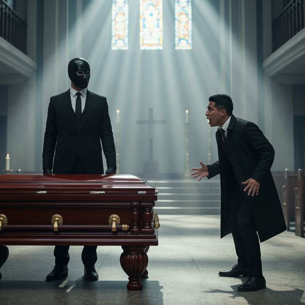 El último suspiro no era el final: el misterio del hombre enmascarado que detuvo un entierro